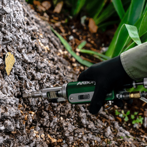 Injecting formulation using the QUIK-jet AIR and Arborplugs