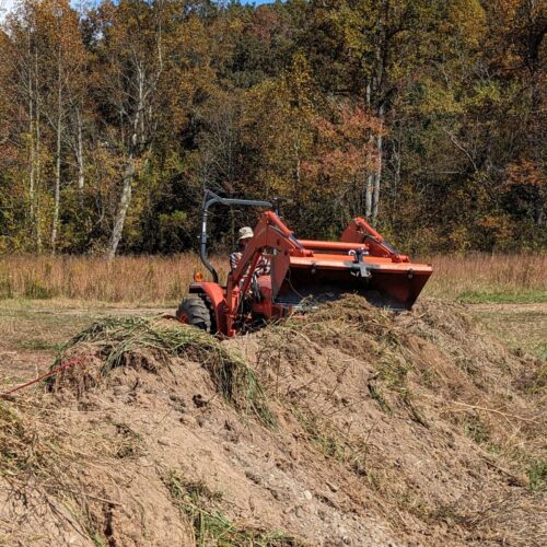 Building a windrow