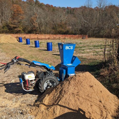 Milled mushroom compost