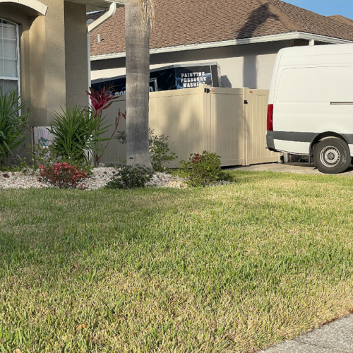 Turf in the Florida dry season